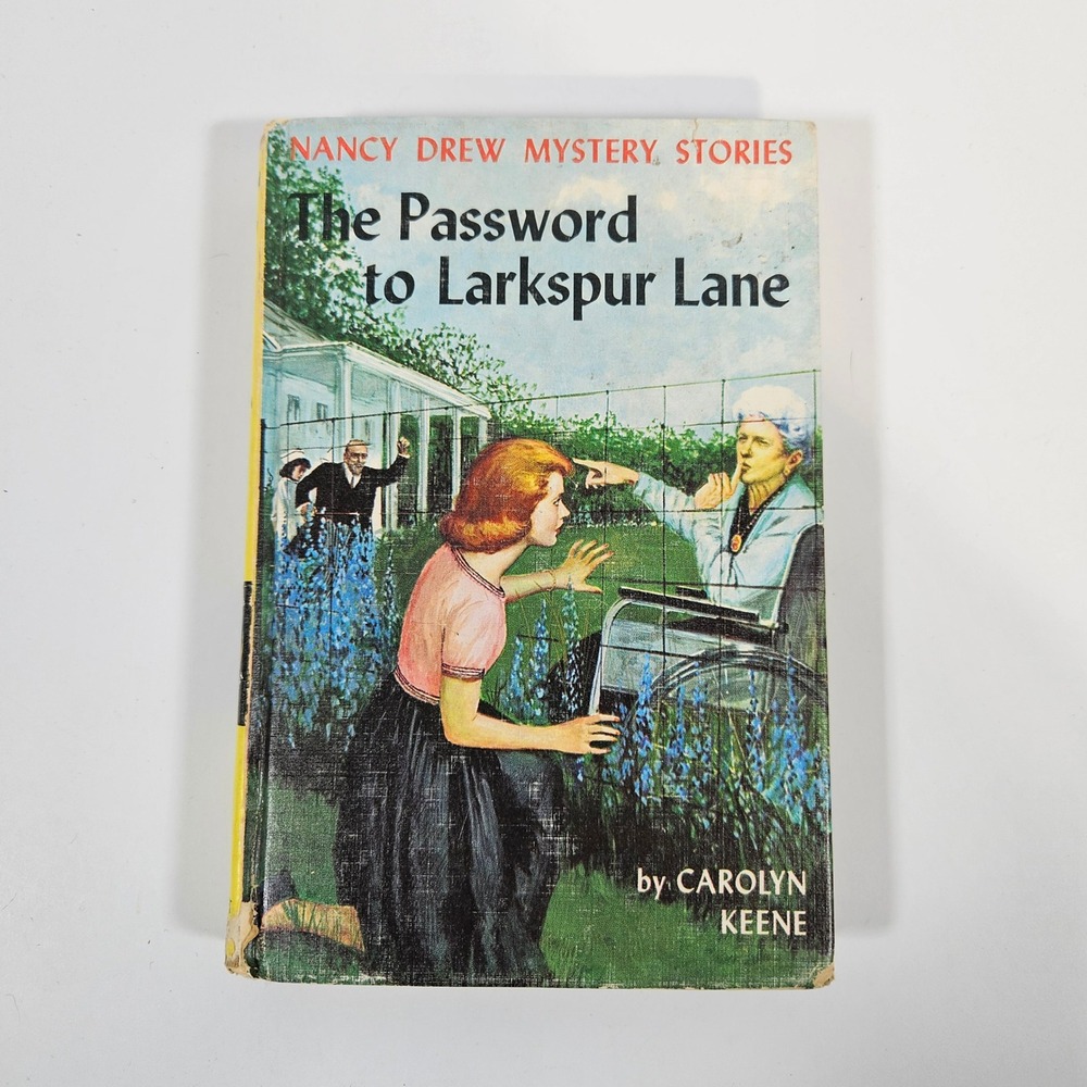 Nancy Drew Password to Larkspur Lane Book 10‎ Original Text Picture Cover 1960s
